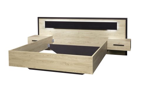 Bed 160 met 2 nachttafels
