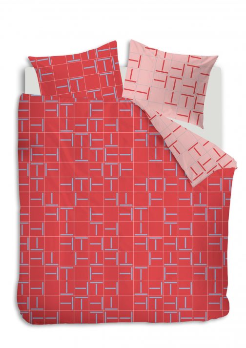 Graphic Red 240x200/220  incl.2 kussensloop 60x70 - Afbeelding 2
